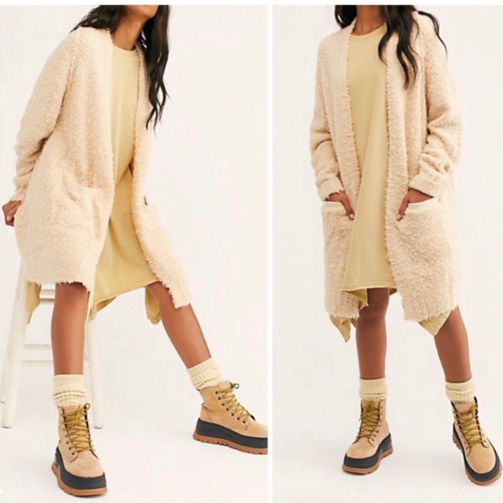 Free People | Once in a Lifetime Long Cardigan in Tea | Sz M